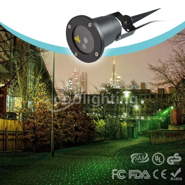 

High quality single color all over the sky star waterproof outdoor laser lawn lamp Christmas landscape light quality guarantee