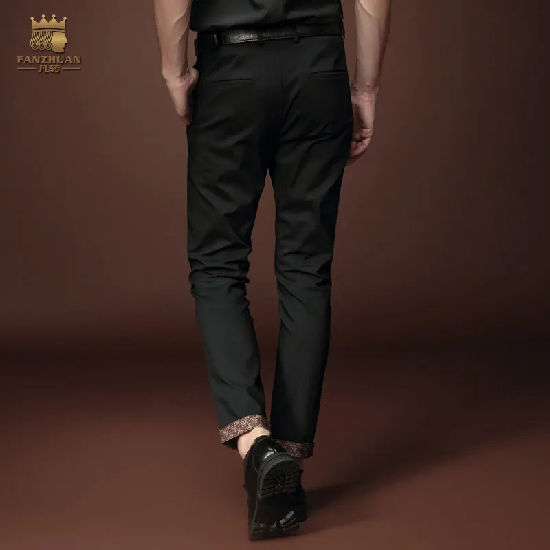 Новые модные мужские повседневные весенние брюки, летние черные брюки, 15848 распродажа