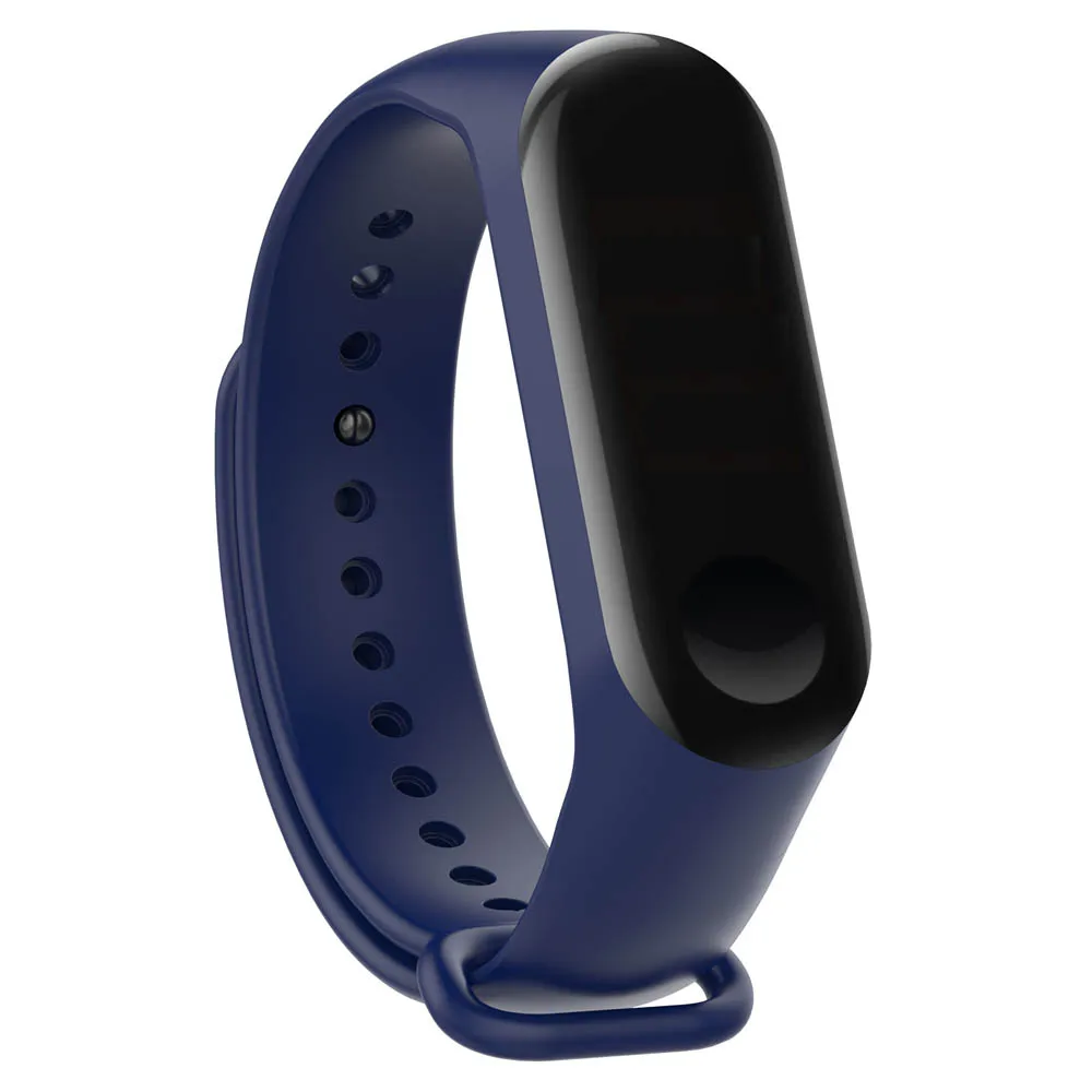 Для Xiaomi mi Band 4 браслет Smartwrist mi band 3 силиконовый ремешок 50 шт