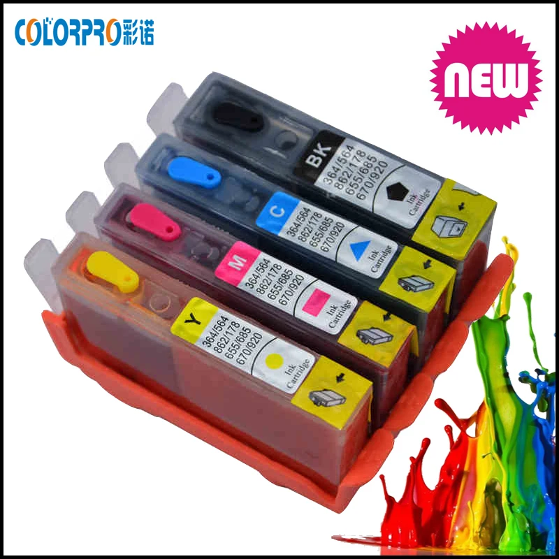 4PCS compatible ink Cartridges for HP 655 Ink Cartridge 3525/ 4615/ 4625/ 5525/ 6520/ 6625 Deskjet Advantages | Компьютеры и офис