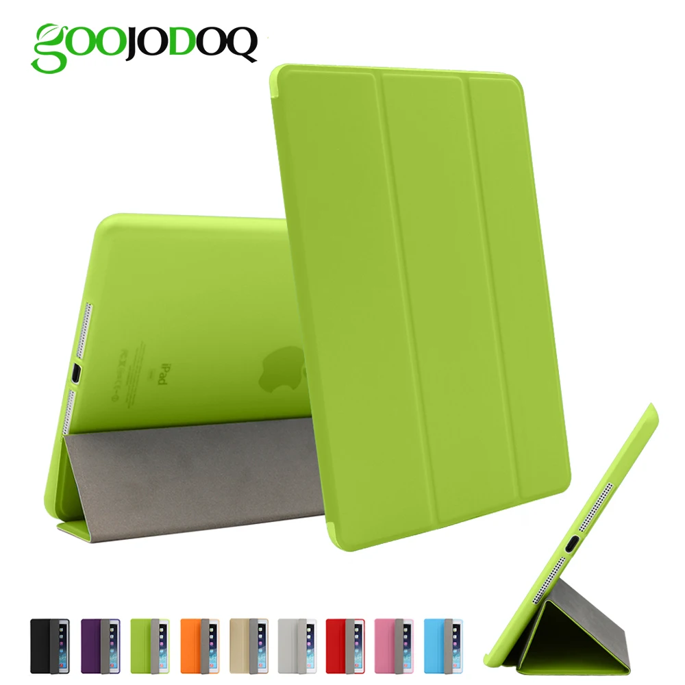 For iPad Air 2 Air 1 Case Cover with Stand, Ultra Thin PU Leather+Silicone Soft Back Smart Case for iPad Air 2 / Air 1 9.7 inch For iPad Air 2 Air 1 Case Cover with Stand, Ultra Thin PU Leather+Silicone Soft Back Smart Case for iPad Air 2 / Air 1 9.7 inch