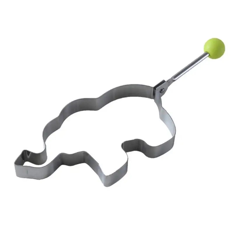 Квалифицированные челнока Нержавеющая сталь Fried Egg Shaper Блин Плесень Кухня Пособия по кулинарии Инструменты SE28 - Цвет: C