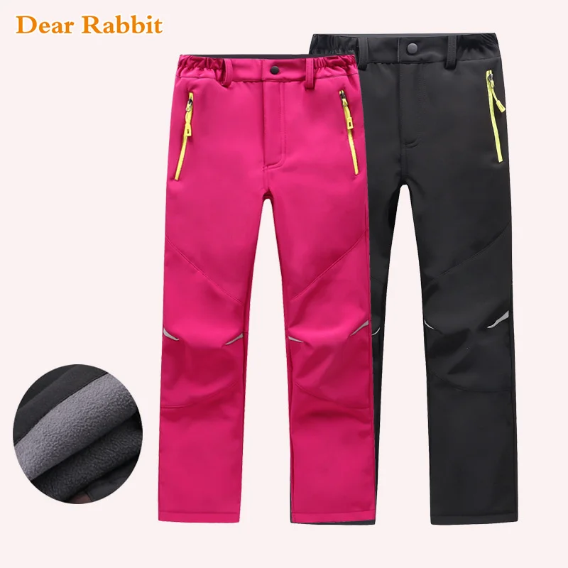 2018 Brand Autumn Winter Children Warm girls leggings Trousers Kids Boys 10 12 years windproof waterproof Sport Pants sweatpants