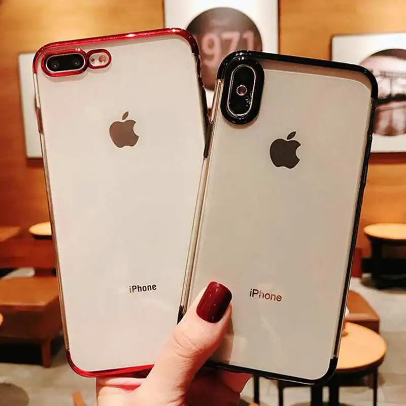 Прозрачный чехол XR для iphone 11 Pro Max iphone10 прозрачный тонкий мягкий силиконовый из