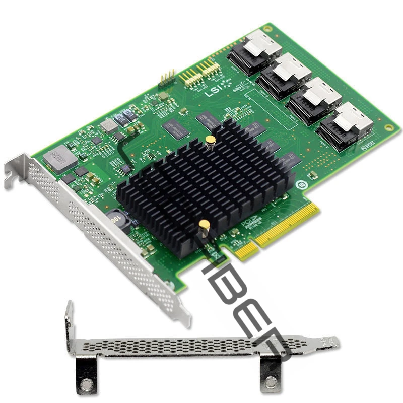 Карта адаптера для хоста шины SATA3 LSI LSI00244 (9201 16i) PCI Express 2 0x8 SATA / SAS| |