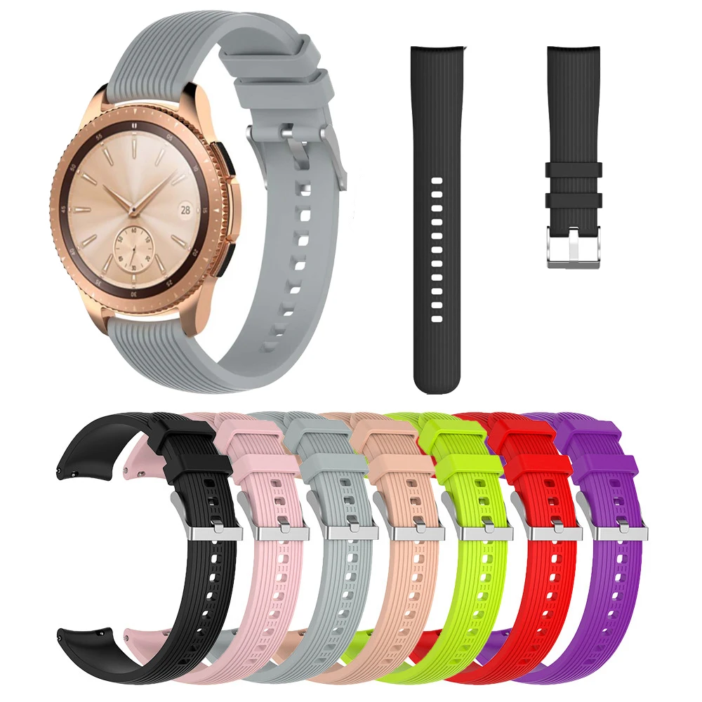 

Hot 22mm 20mm For Samsung Gear sport S2 S3 Frontier Classic Band huami amazfit bip Strap huawei GT 2 galaxy watch active 42 46mm
