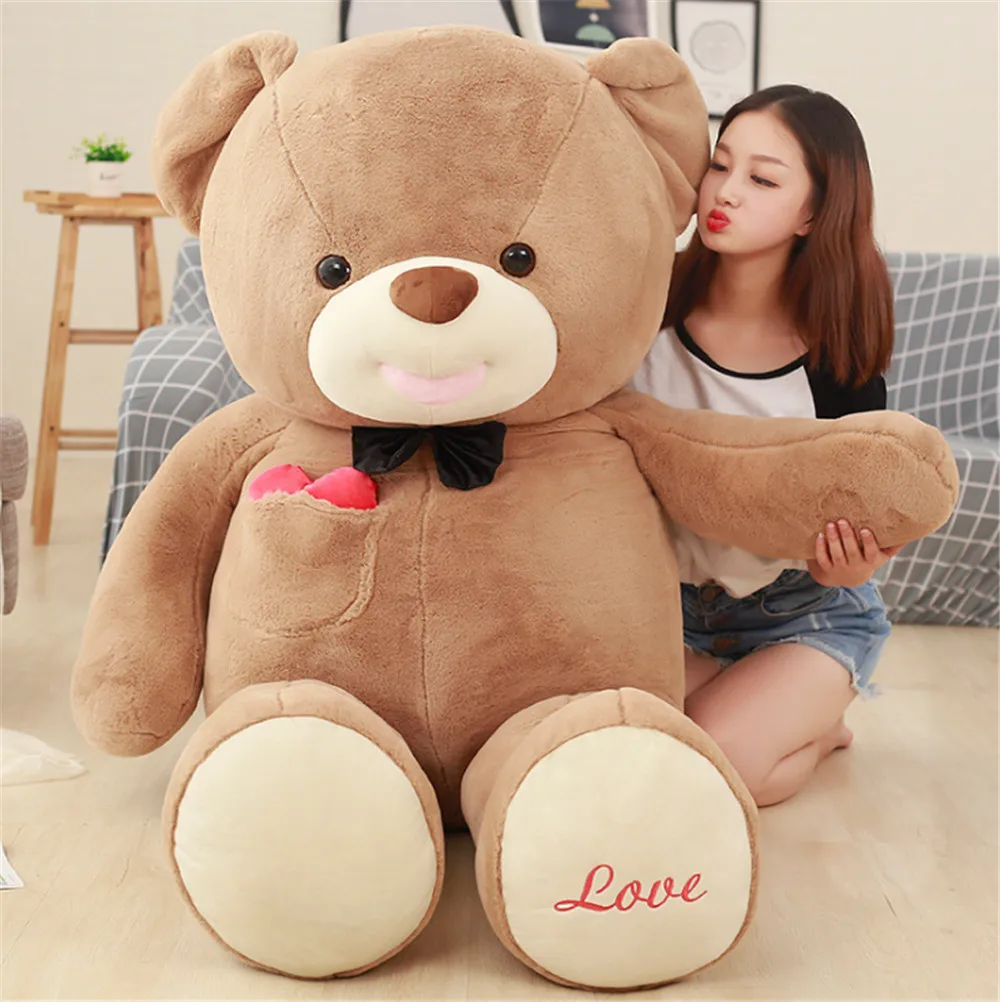 love you teddy bear hold heart plush toys give you my heart bears doll2