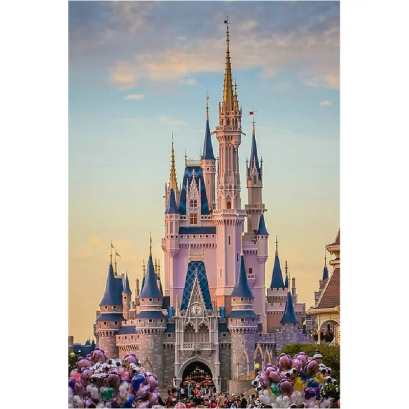 

5D Diamond embroidery crystal diamond mosaic unfinished decorative diy diamond painting cross stitch Castle picture