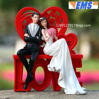 

Love You Forever Creative Wedding Home Fashion Decoration Art Craft Resin Action Figure Collectible Model Toy Q194
