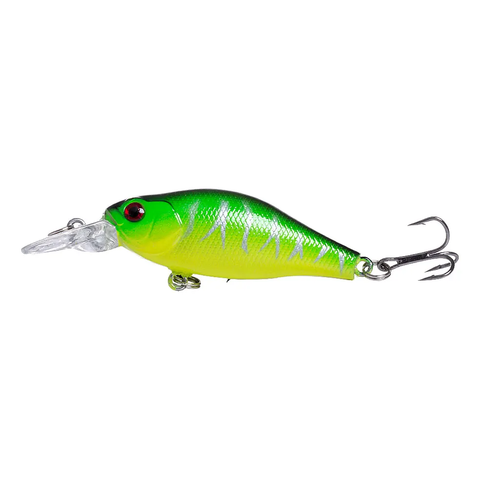 HENGJIA Crankbait Рыболовная Приманка 7 см 10 г искусственные рыболовные воблеры Topwater Crank твердые приманки плавающие рыболовные приманки - Цвет: 4