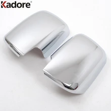 For Nissan X-Trail Rogue 2008 2009 2010 2011 2012 ABS Chrome Rearview Rear View Mirror Cover Trim Car Covers External Auto Parts