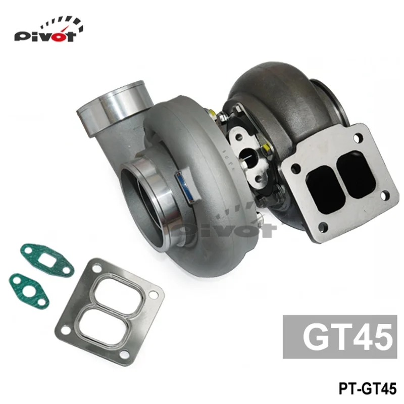 PIVOT - Racing GT45 Turbocharger turbine: A/R .66 compressor: A/R 1.05 standard T4 oil cooling PT-GT45