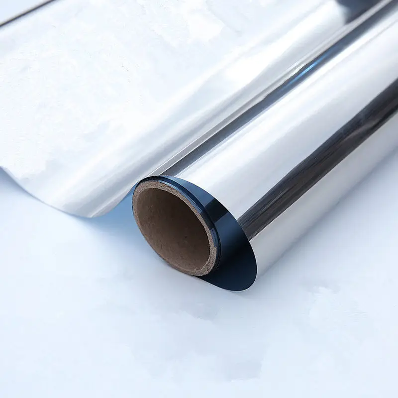 Sunice Silver Solar Tint Film 20%VLT Window One Way Vision Mirrored Effect Vinyl Self Adhesive Sticker Decals 1.52*20m | Автомобили и