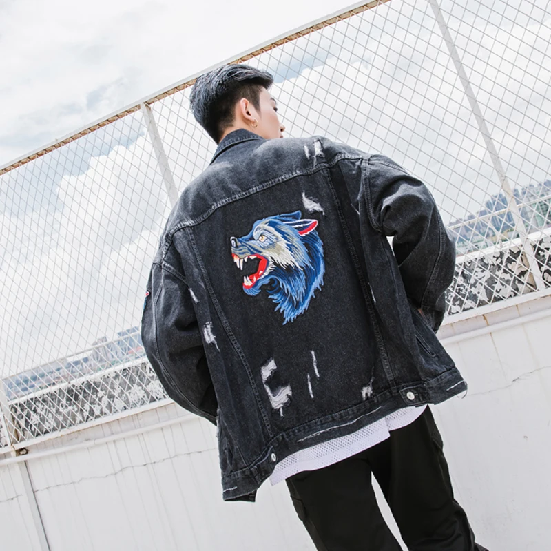 Embroidery Designs Denim Jacket Coat 