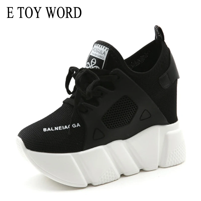 E TOY WORD Mesh Platform Sneakers New 2018 Woman Casual Shoes Fashion Wedges Women Inner Increased Sneakers zapatillas mujer цена E TOY WORD Mesh Platform Sneakers New 2018 Woman Casual Shoes Fashion Wedges Women Inner Increased Sneakers zapatillas mujer цены онлайн