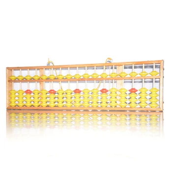 

BIG SIZE WOODEN NON-SLIP abacus colorful beads for teacher Tool In Mathematics Education for student 17 columns 5 beads xmf063