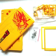 Горячая Полный комплект чехол для Nintendo dodslite игровой консоли Корпус чехол желтый цвет Dragon Ball версия консоль с объективом