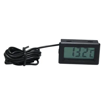 

X-10 Digital Embedded thermometer electronic temperature Tester meter Instruments Gauge with probe Aquarium Refrigerator