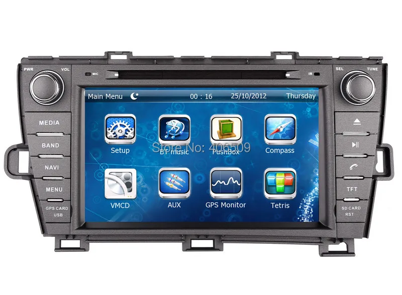 2Din Head Unit Car DVD Player for Toyota Prius 2009 2010 2011 2012 2013