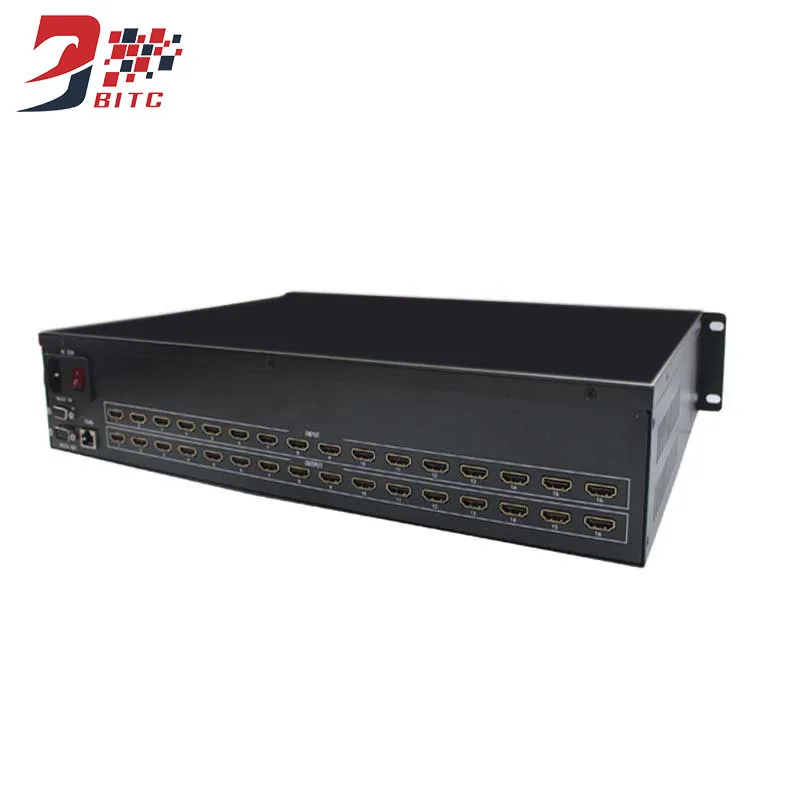 

SZBITC Professional 16x16 HDMI Matrix Switcher Suppor 4k2k EDID LCD Video Wall HDMI Matrix Switch