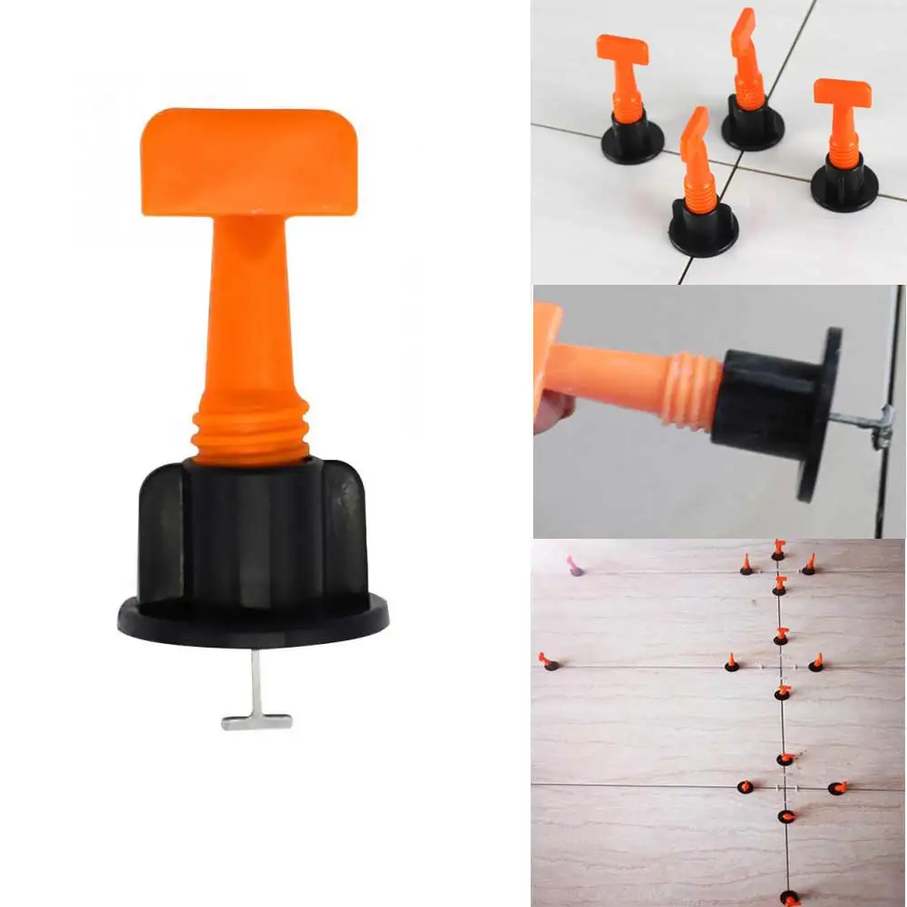 

50PCS Positioning Tile Leveler Spacers Wedges Wall T-lock Floor Pliers System Hand Tools Flooring Wall Tile Positioning Leveler