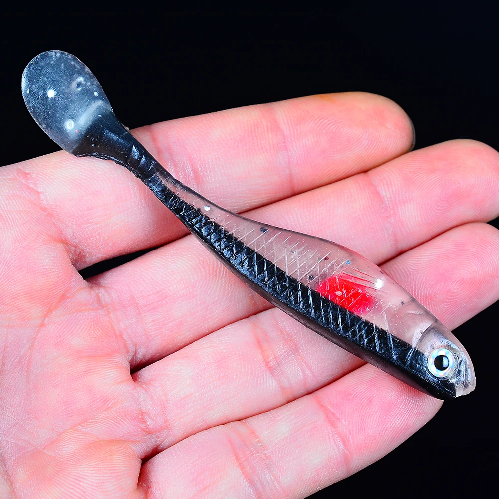 5pcs/lot Fishing Lure 4.8g/8.8cm Soft Lure Japan Shad Worm Swimbaits