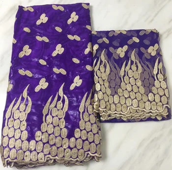 

african purple bazin riche getzner embroidered fabric high quality bazin lace with bead brocade getzner fabrics for wedding