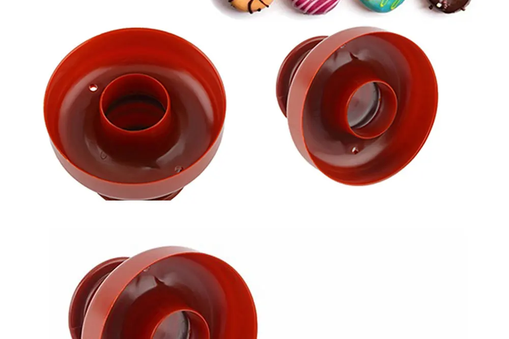 Bakeware Baking Tools Plastic Donuts Maker Cutter Mold DIY Doughnut Desserts Sweet Food Mould for Bakery Kitchen Dessert 007 (9)