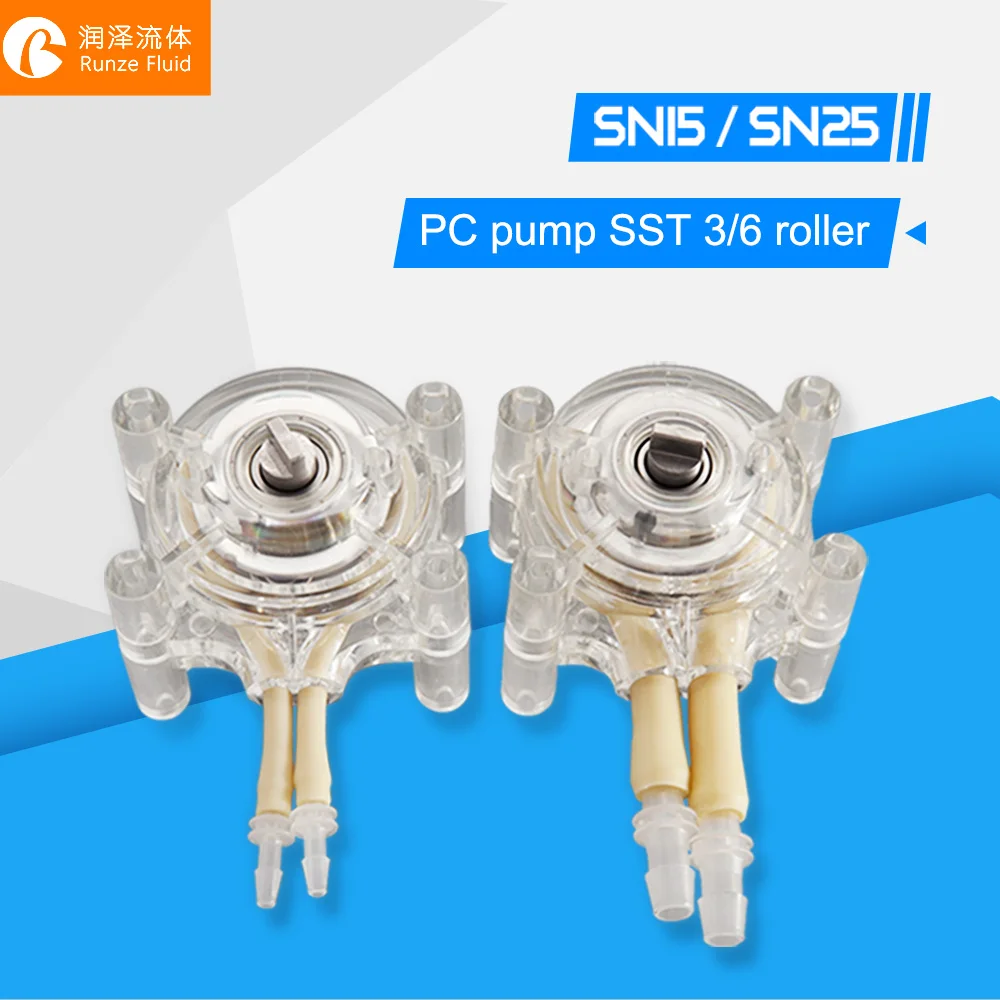 

Transparent Peristaltic Pump Head for NEMA 23 Stepper Motor