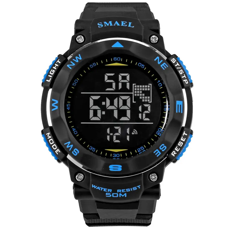 SMAEL LED Sport Watch Digital watch 50M Waterproof Men Watches Lcd relogio masculino digital S Shock