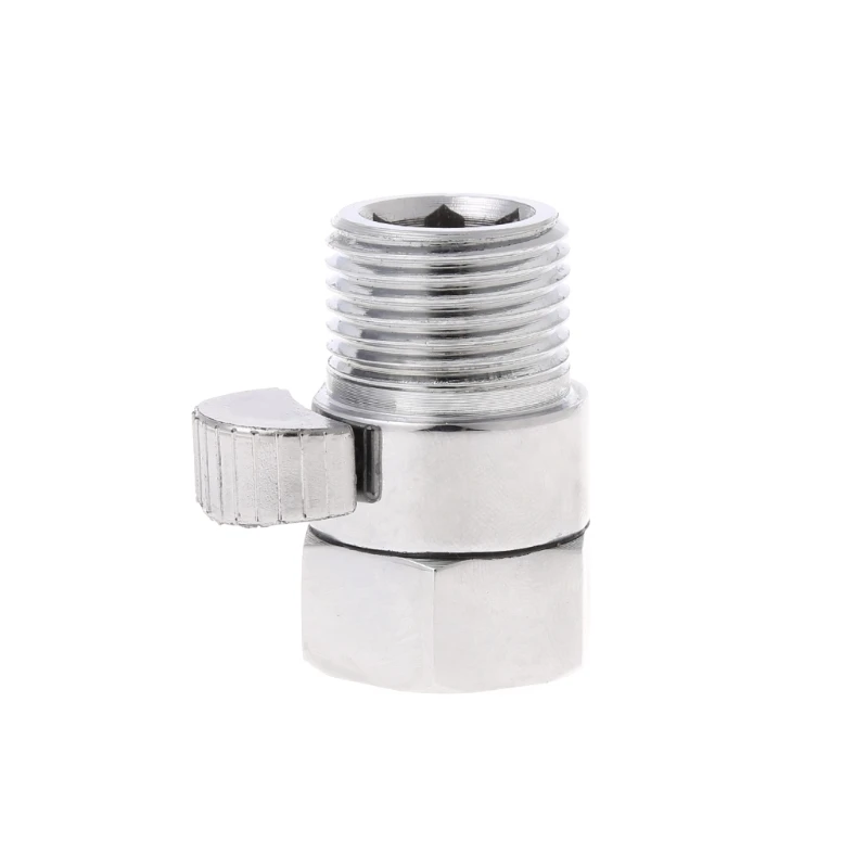 

New Full Brass G1/2" Flow Quick Control Shut-OFF Valve For Shower Head Hand Water Saver JUL10-A