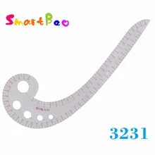 

Plastic 42cm Curve Ruler Comma Patchwork Ruler ; # 3231