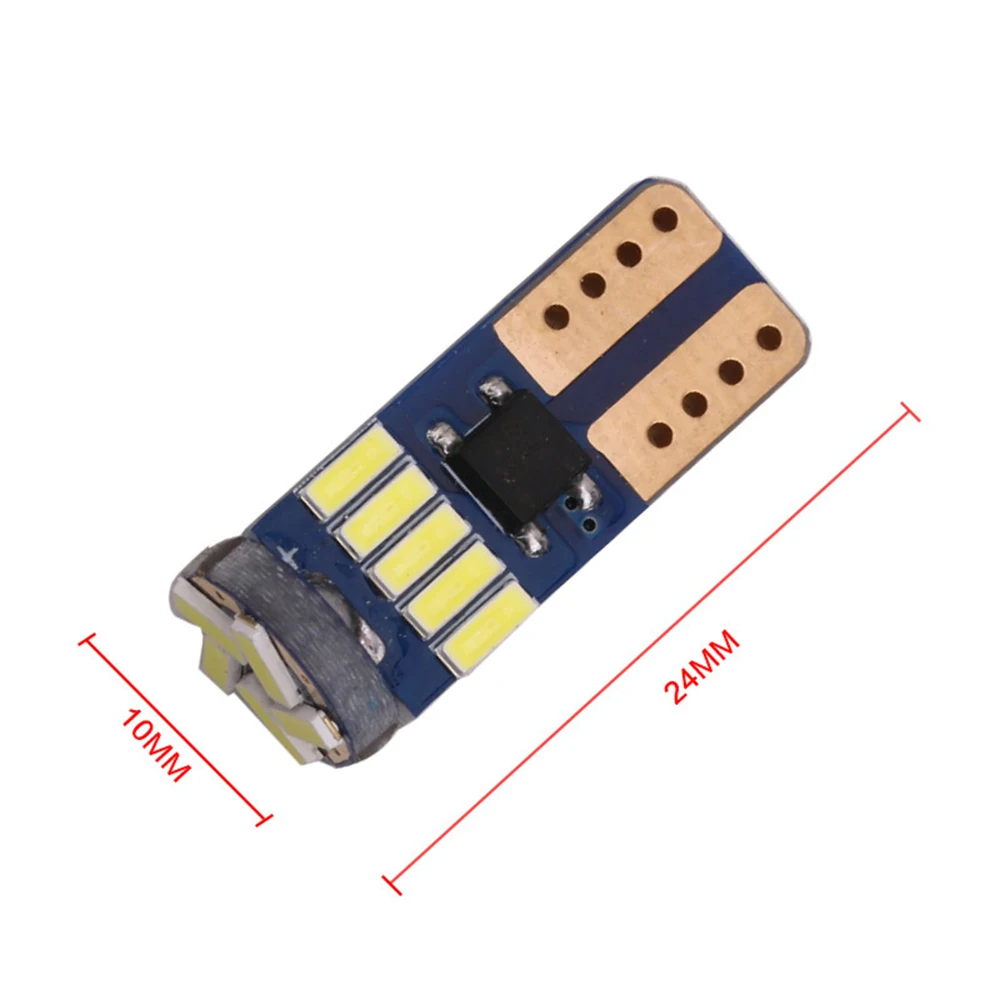 1 шт. T10 15SMD 4014 светодиодный автомобильные лампы автомобиля боковое освещение фонарь освещения номерного знака потолочный светильник Прямая