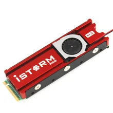 JEYI охлаждения Warship Storm кулер вентилятор NVME NGFF M.2 радиатор SSD металлический лист Тепловая Кремниевая пластина охлаждающий вентилятор Радиатор M2 SSD