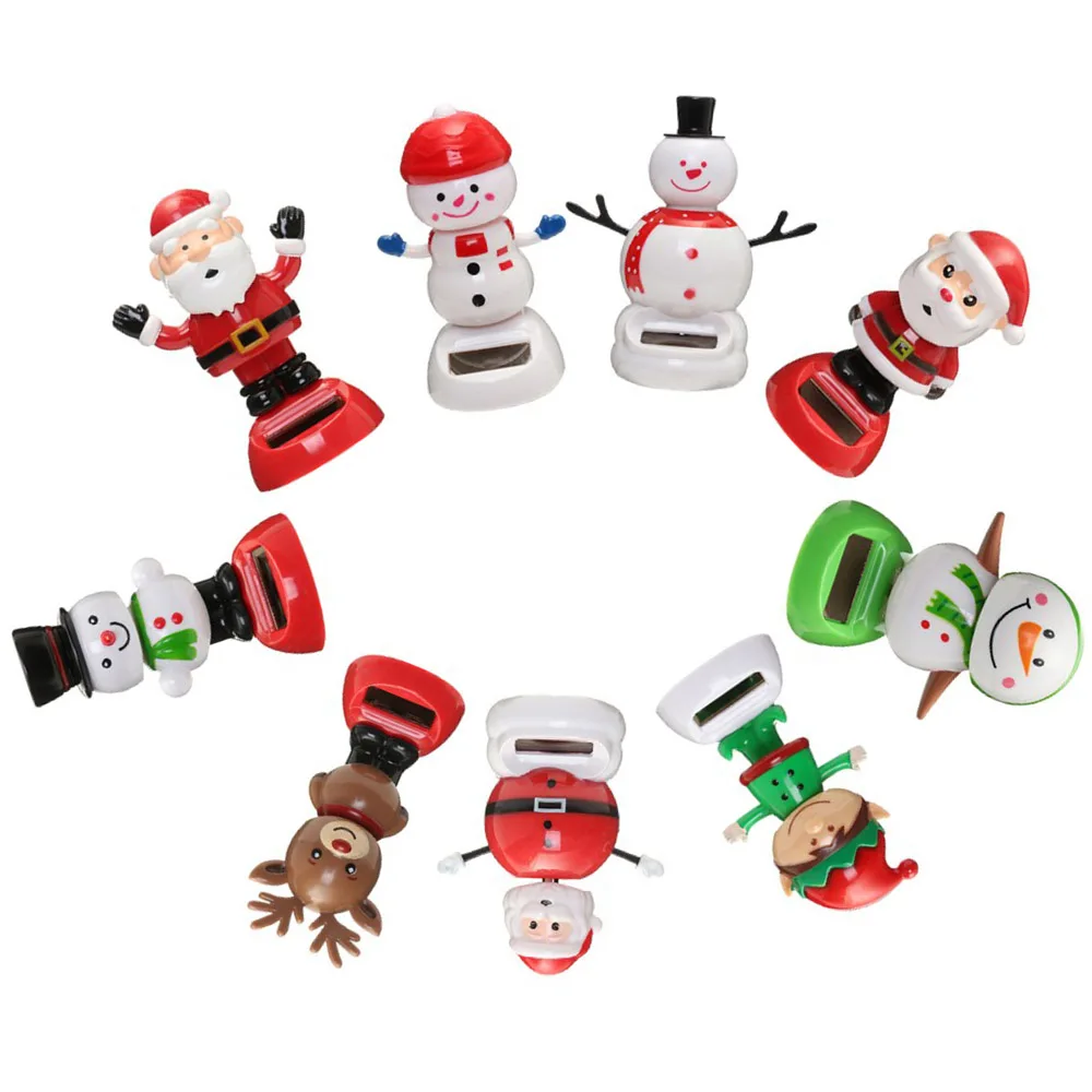 Mutichoices Симпатичные солнечные танцы качающийся Bobble кукла игрушка автомобиль Рождество украшение дома Автомобиль Стайлинг