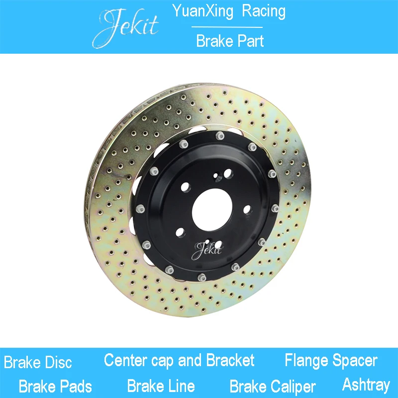

Jekit automobile 355mm disk rotors with center cap pcd is 5 hole 114.3 for JK9040 brake calipers for Kia K5 2012 (Optima) Turbo