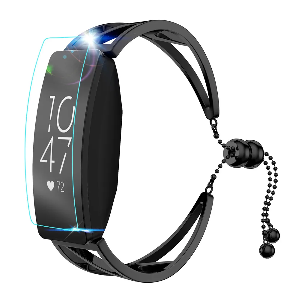 Высокое качество для Fitbit Inspire/Inspire огнеупорные часы Band Wirstband ремешок с защитой экрана уникальный элегантный роскошный стильный вид