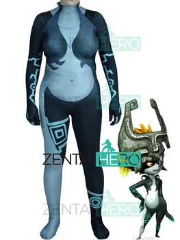 

Free Shipping 3D Printed Twilight Princess Midna Cosplay Costume The Twilight Princess Spandex Women Superhero Bodysuit 18062001