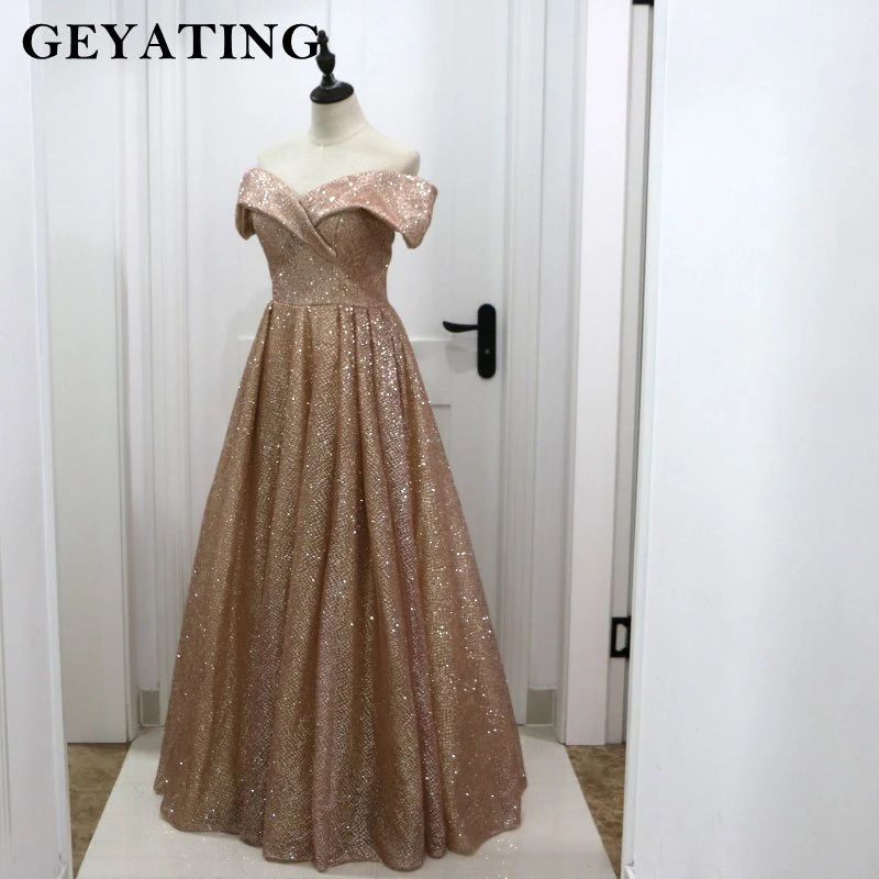 elegant long gold evening dresses