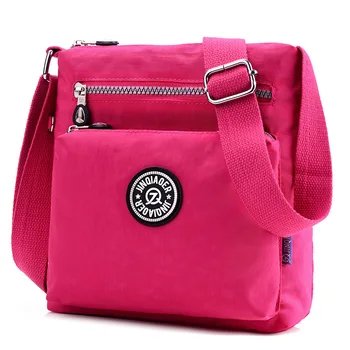 

Jinqiaoer Soft Fashion New Fashion Trendy Waterproof Nylon Wrapped Single Shoulder Bag Oblique Satchel Casual Women Bag