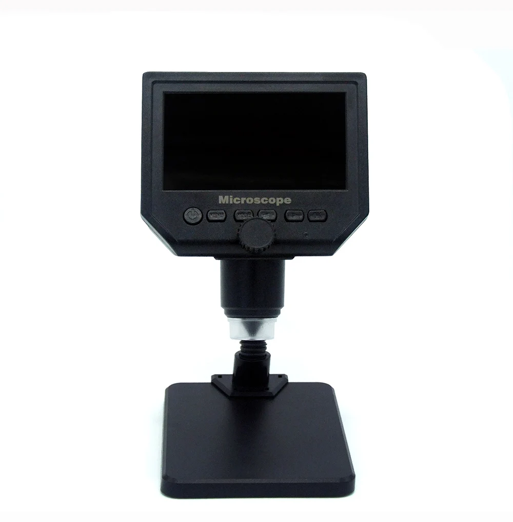  600X microscope usb digital video microscope camera 8 LED VGA Microscope for soldering With 4.3