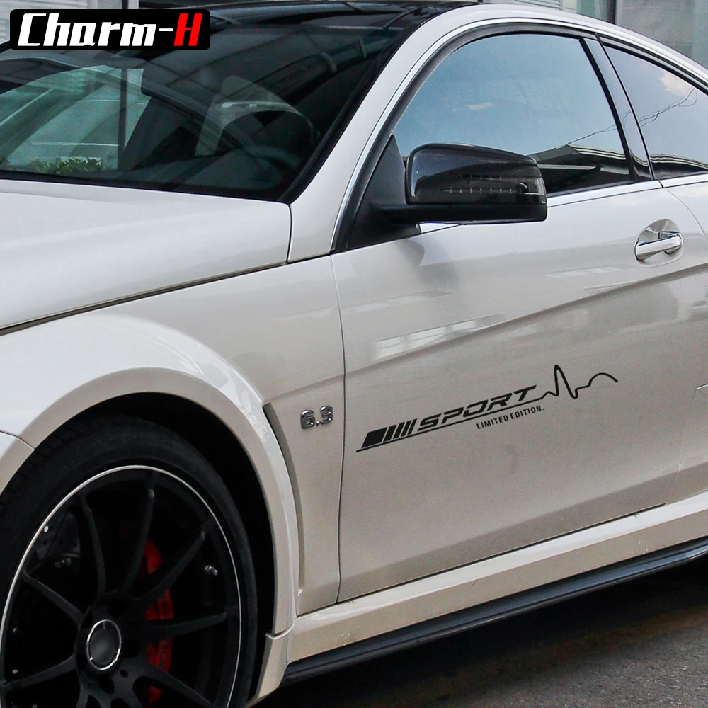 AMG Mercedes Benz Vinyl Wheels Decal Sport Racing sticker Rims emblem Silver