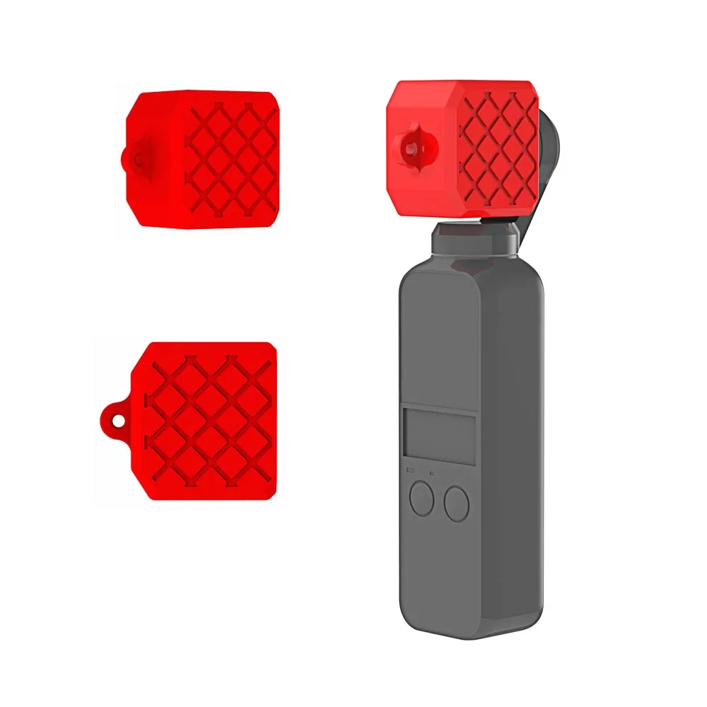 Цветной Osmo Карманный мягкий силиконовый гелевый Чехол для тела Защитная крышка объектива Крышка для DJI OSMO Карманный ручной карданный протектор камеры