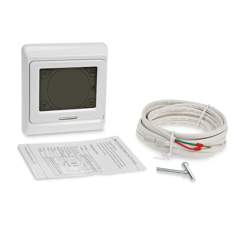 Touch-screen Digital ThermometerThermostat Weather Station for Warm Floor,Electric Heating System Temperature Controller
