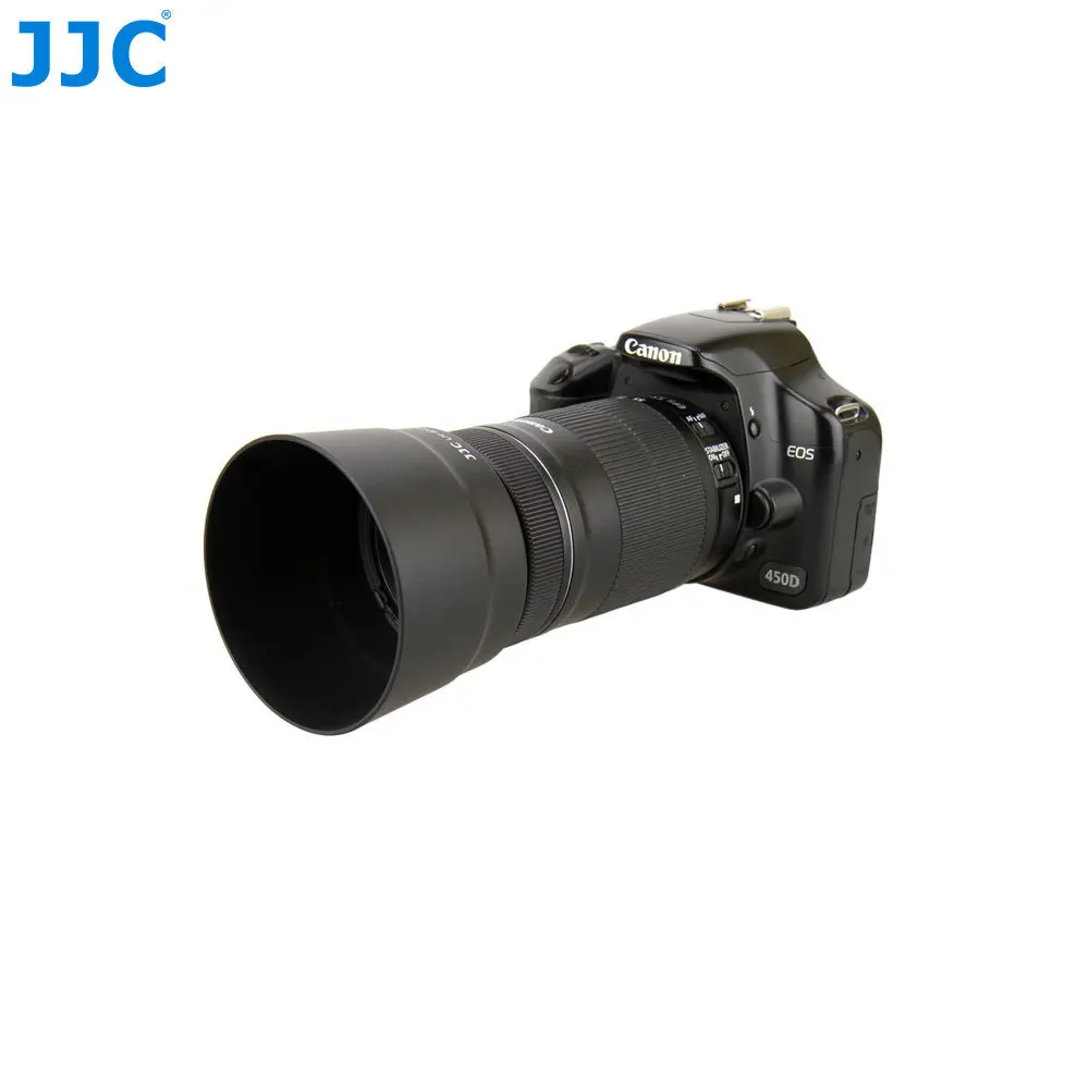 JJC Reversible Bayonet Camera Lens Hood for Canon EF-S 55-250mm f/4-5.6 IS STM Lens replaces Canon ET-63 Lens Shade