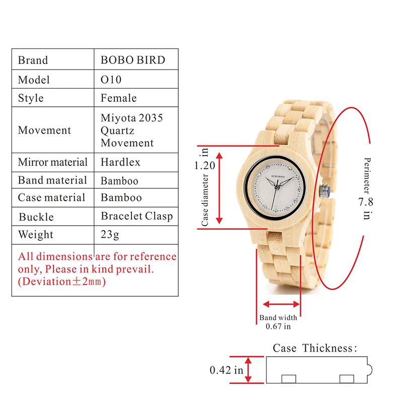 BOBO BIRD O10 бамбуковые женские часы с кристальным циферблатом женские кварцевые часы под платье в деревянной коробке