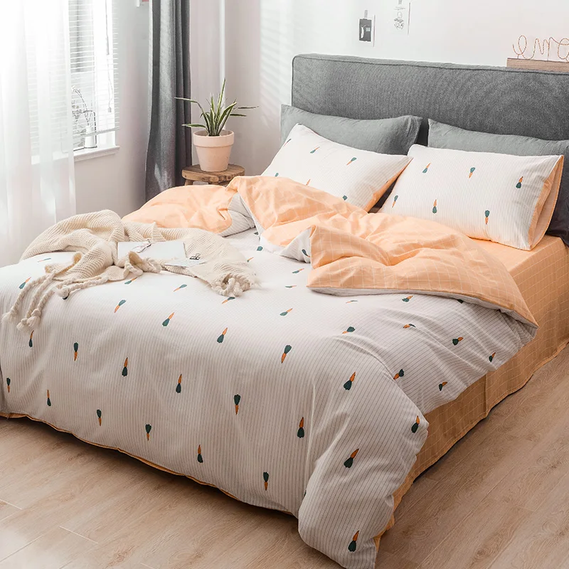 Комплект постельного белья с рисунком черно-белого кота, Детский Комплект постельного белья, постельное белье, пододеяльник, простыня, наволочка/кровать S