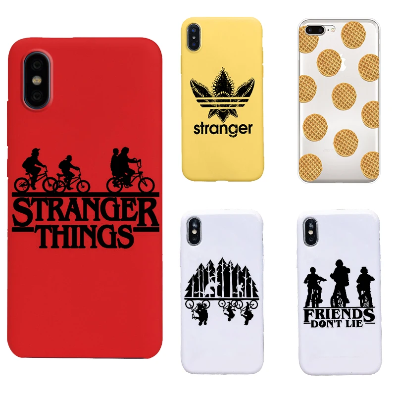 

stranger things 3 Black soft TPU Cover Phone Case for iPhone11 pro max 8 7 6 6S Plus X XS XR MAX 5 5S SE