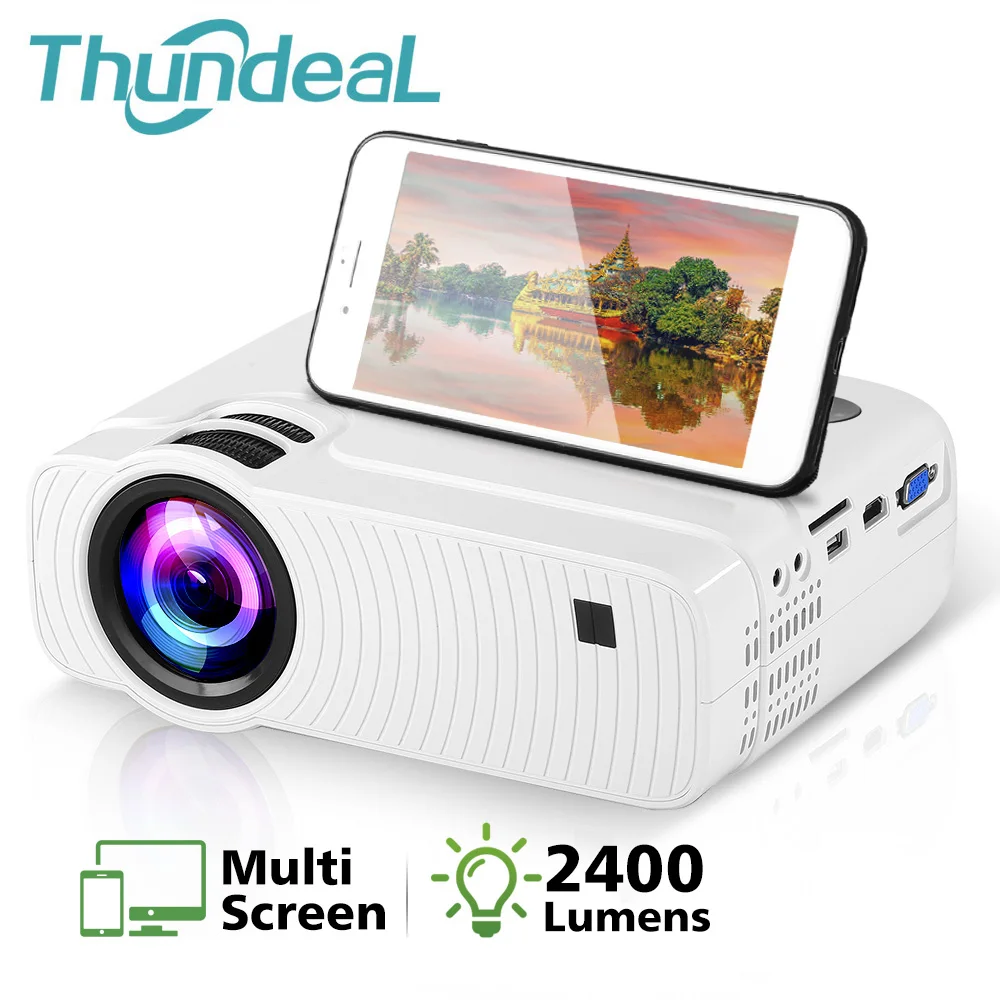 

ThundeaL TD86 HD LED Projector 4000Lumen Video 3D Android WiFi Proyector Android Support Full HD M5 M5W Projector Home Theater