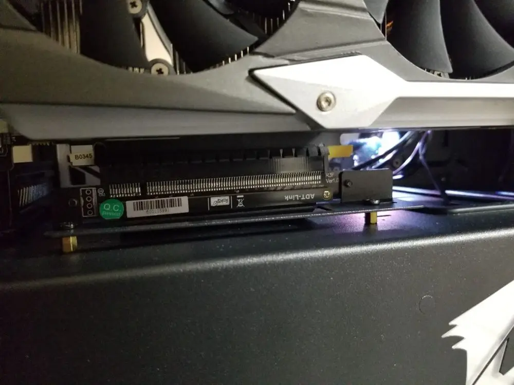 Вертикальная графическая карта Riser PCI E x16 до вертикальная подставка для Alpha 550RGB 330